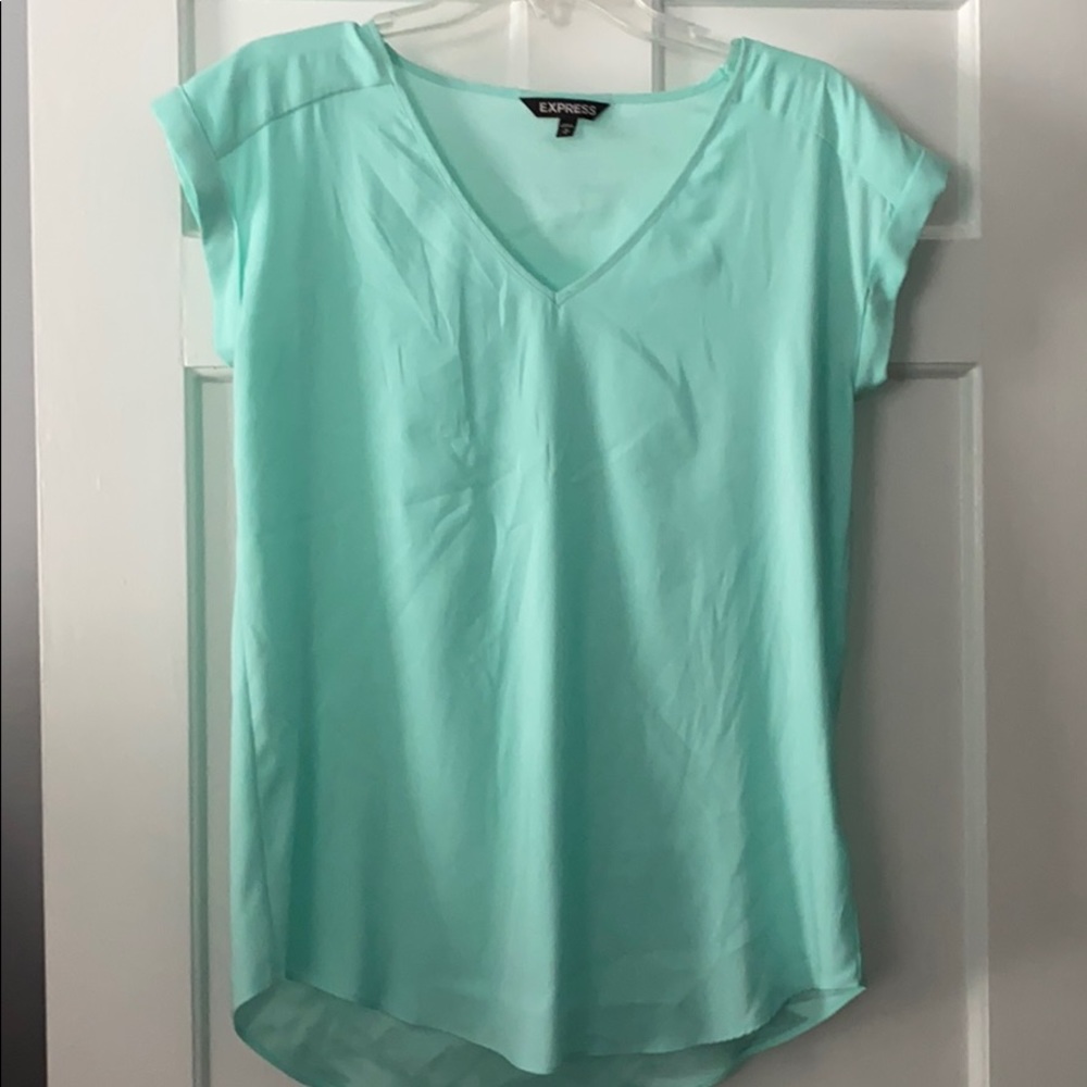 Mint green blouse from express -size Medium